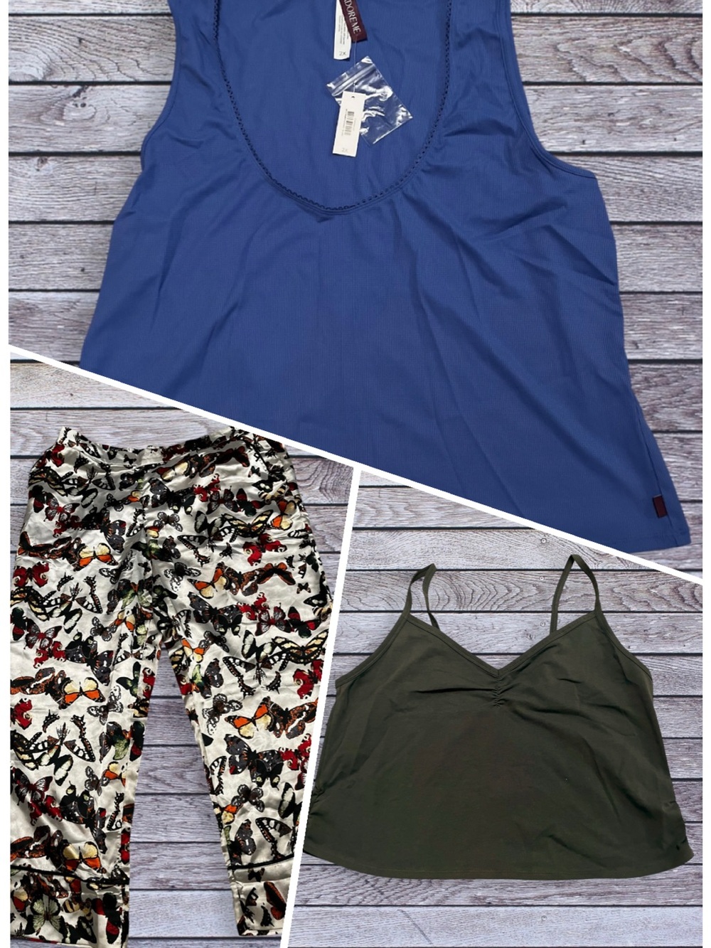 NWT Adore Me Inia Cami, Alania pj pants, Maite pj top 2xl